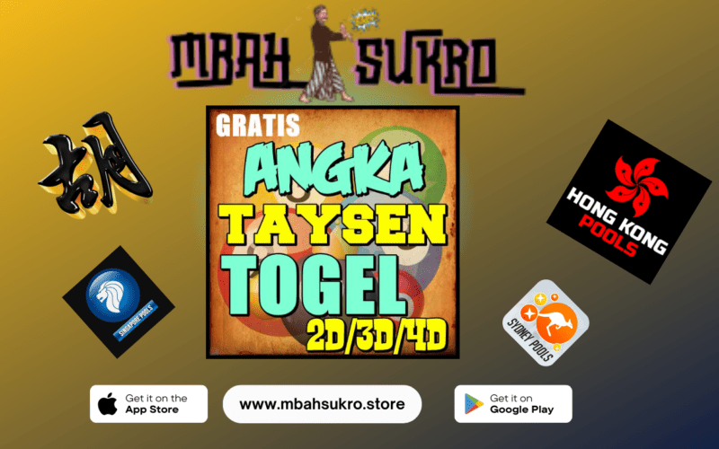 Angka Taysen 2D Lengkap Rumus Togel Mbah Sukro